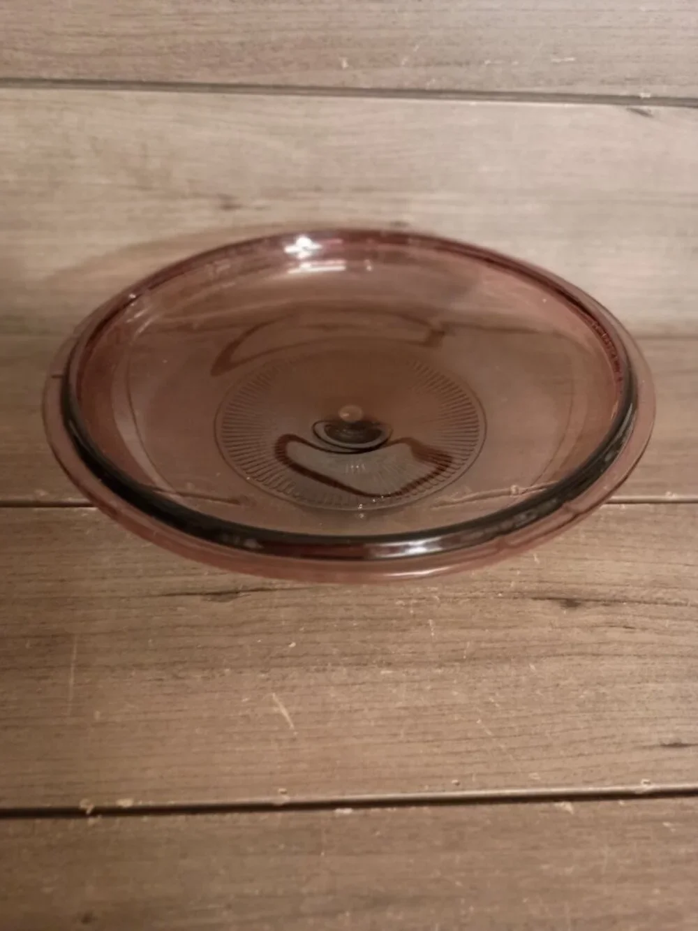 Vintage Pyrex V-2.5-C Cranberry 8.5